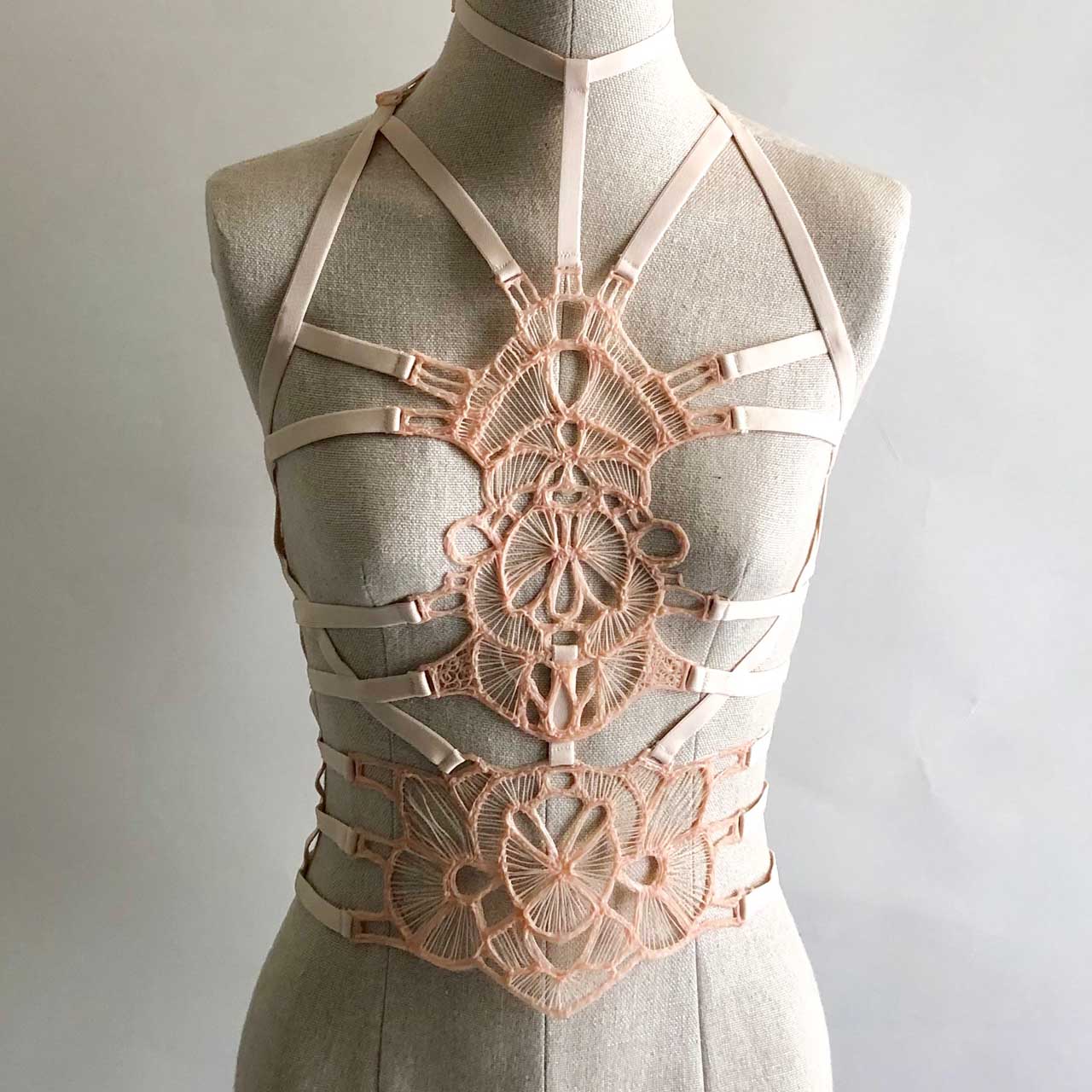 3d lace bodycage fashion lingerie